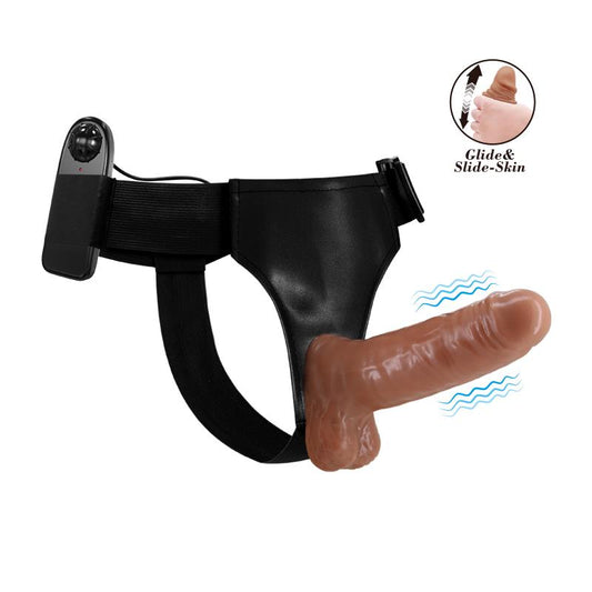 BAILE - ARNÉS CON DILDO RETRACTIL CON VIBRACIÓN