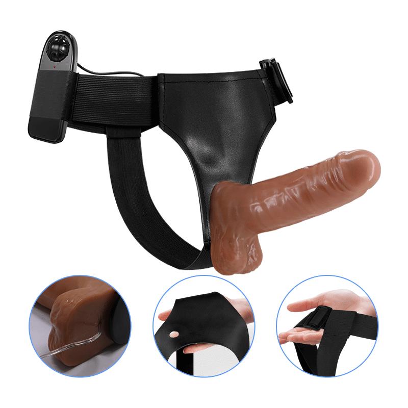 BAILE - ARNÉS CON DILDO RETRACTIL CON VIBRACIÓN
