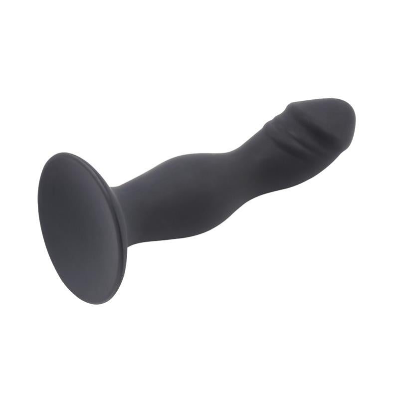 CHISA - ARNÉS CON DILDO RUMPY SILICONA NEGRO