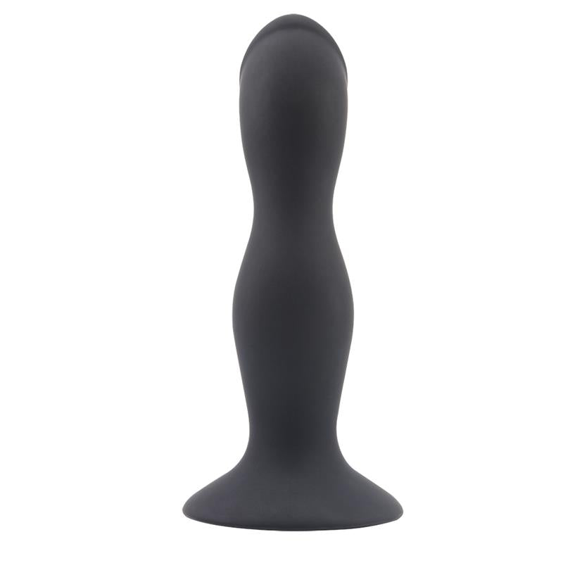 CHISA - ARNÉS CON DILDO RUMPY SILICONA NEGRO