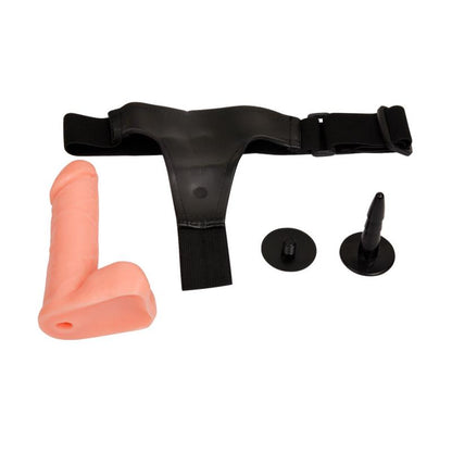 BAILE - ARNÉS CON DILDO Y TESTÍCULOS 17.5 CM