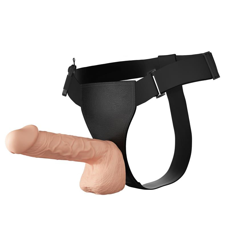 BAILE - ARNÉS CON DILDO Y VIBRACIÓN 10.2