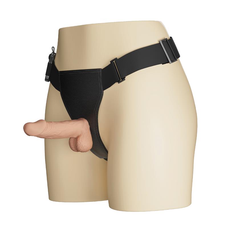BAILE - ARNÉS CON DILDO Y VIBRACIÓN 7.6
