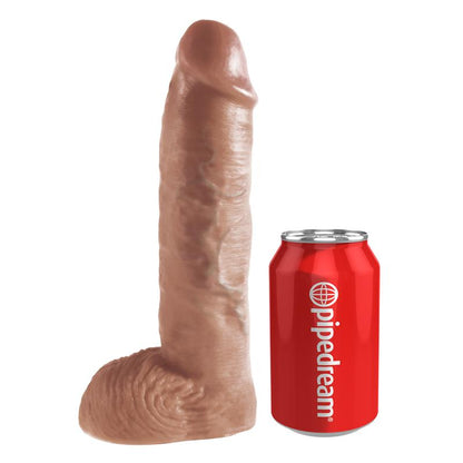 KING COCK - ARNÉS CON TIRANTES Y DILDO HUECO 10 BRONCEADO
