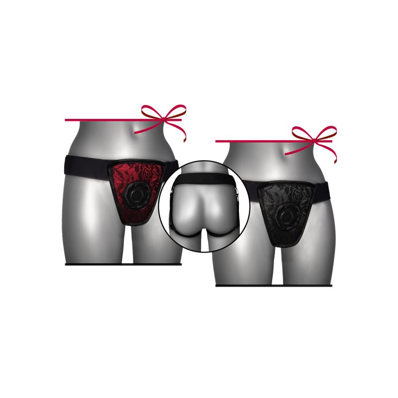 JOYDIVISION - ARNÉS DE LUXE SIN ESPALDA NEGRO S - XL