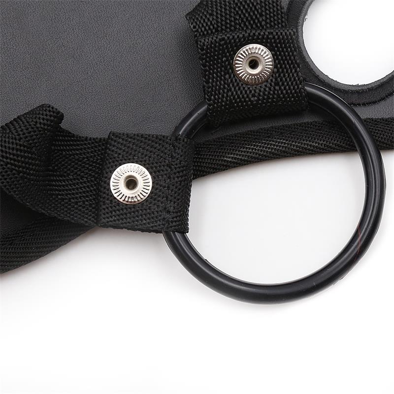 LATETOBED BDSM LINE - ARNÉS DE NEOPRENO CON ARO DE SILICONA AJUSTABLE