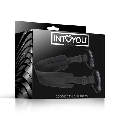 INTOYOU BLACK SHADOW - ARNÉS DOGGIE STYLE CUERO VEGANO
