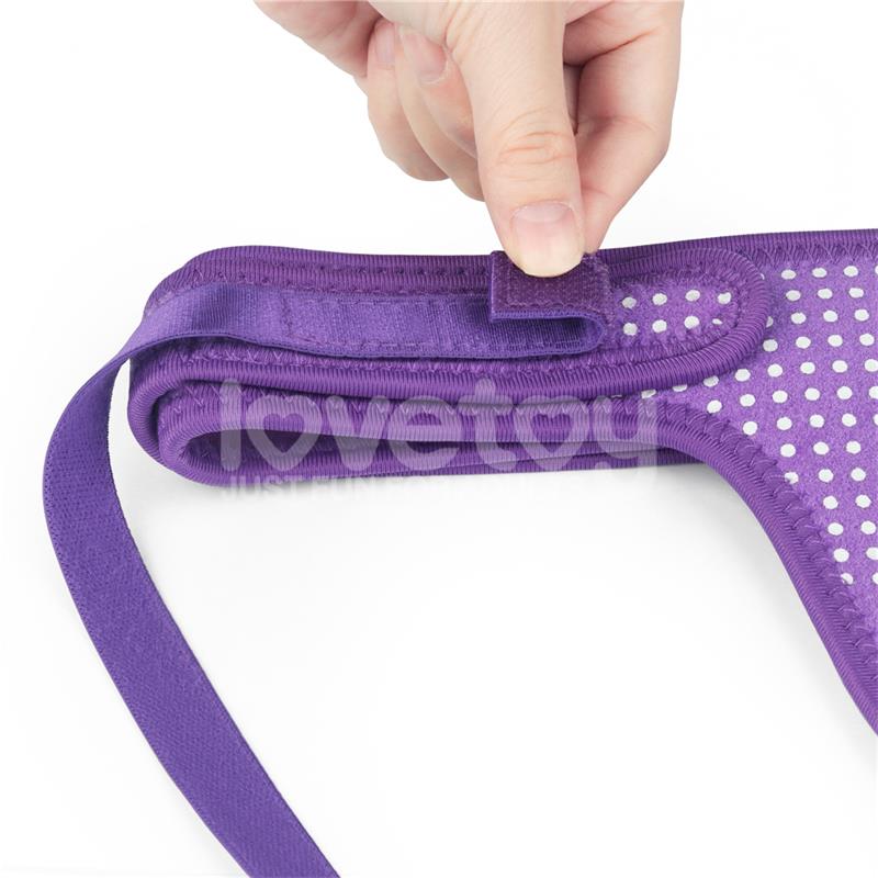 LOVETOY - ARNÉS EASY STRAP ON HARNESS POLKA DOTS PÚRPURA