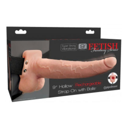 FETISH FANTASY SERIES - ARNES ELASTICO CON DILDO HUECO 9 10 FUNCIONES VIBRACION USB NATURAL
