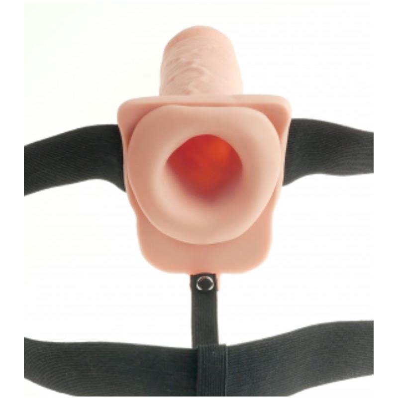 FETISH FANTASY SERIES - ARNES ELASTICO CON DILDO HUECO 9 10 FUNCIONES VIBRACION USB NATURAL