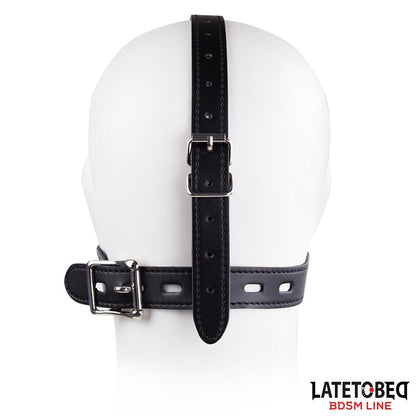 LATETOBED BDSM LINE - ARNÉS FACIAL CON ACCESORIO DESMONTABLE TOILET LID AJUSTABLE