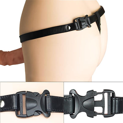 LOVETOY - ARNÉS UNISEX PENE HUECO CON VIBRACIÓN