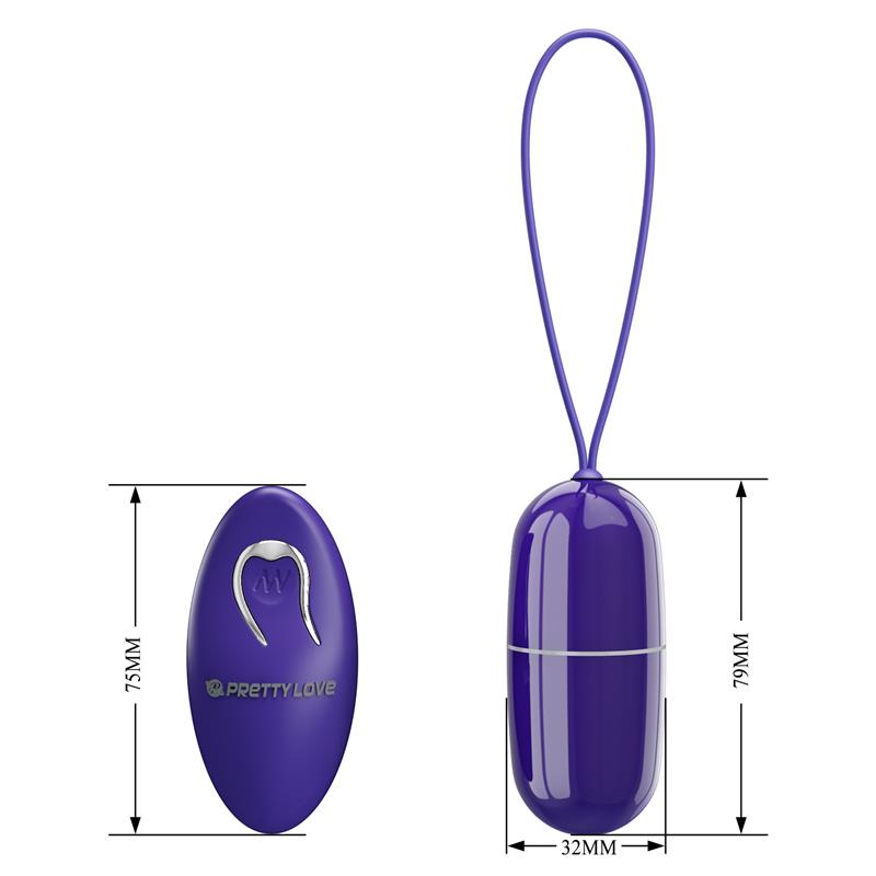 PRETTYLOVE - ARVIN YOUTH HUEVO VIBRADOR CON CONTROL REMOTO