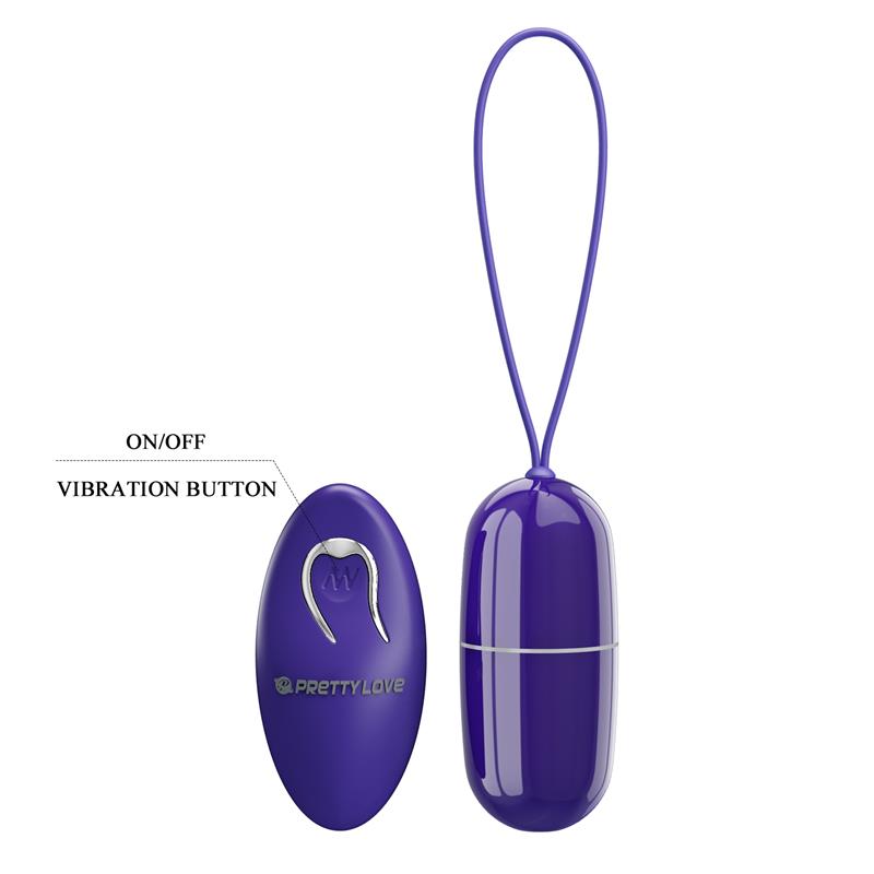 PRETTYLOVE - ARVIN YOUTH HUEVO VIBRADOR CON CONTROL REMOTO