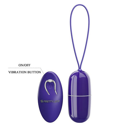 PRETTYLOVE - ARVIN YOUTH HUEVO VIBRADOR CON CONTROL REMOTO