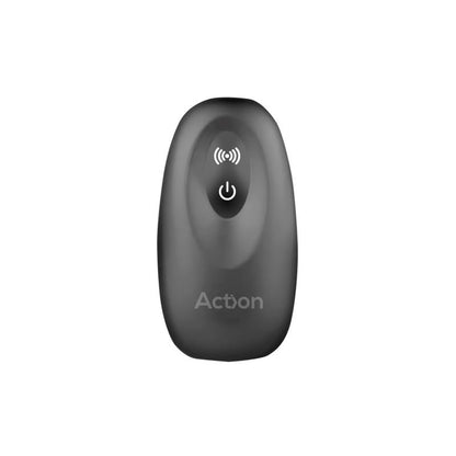 ACTION - ASHER PLUG ANAL CON CONTROL REMOTO USB MAGNÉTICO NEGRO