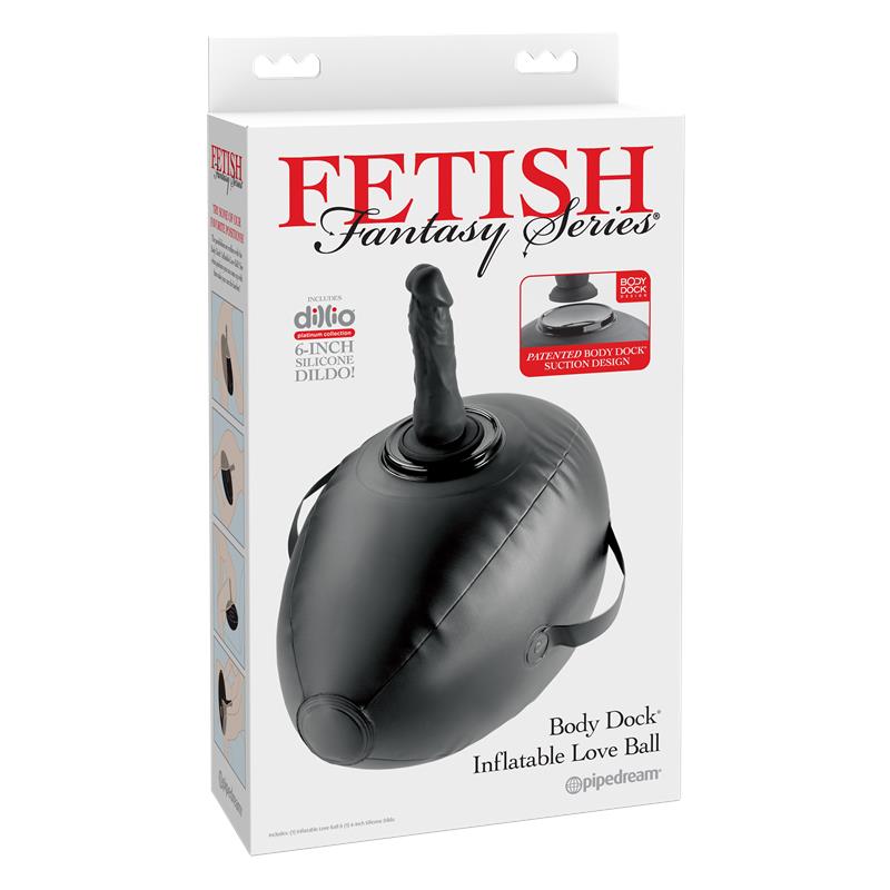 FETISH FANTASY SERIES - ASIENTO INFLABLE CON DILDO BODY DOCK