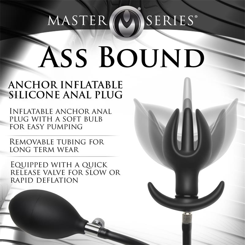 MASTER SERIES - ASS BOUND PLUG ANAL INFLABLE
