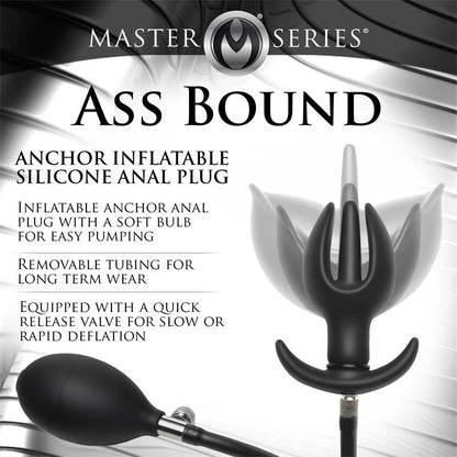 MASTER SERIES - ASS BOUND PLUG ANAL INFLABLE