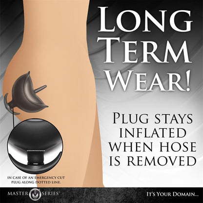 MASTER SERIES - ASS BOUND PLUG ANAL INFLABLE