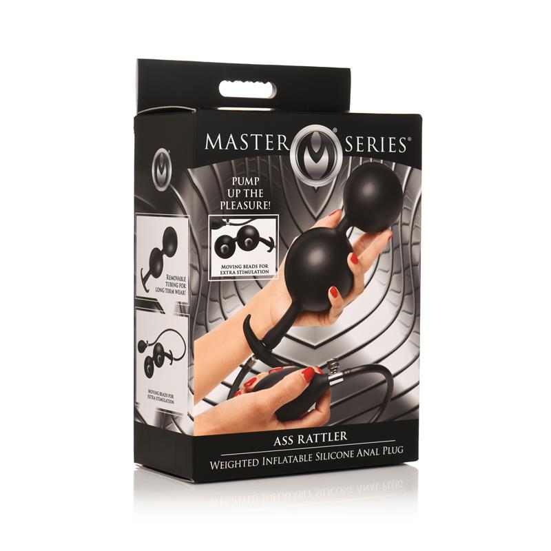 MASTER SERIES - ASS RATTLER BOLAS ANALES CON INFLADO Y PESO