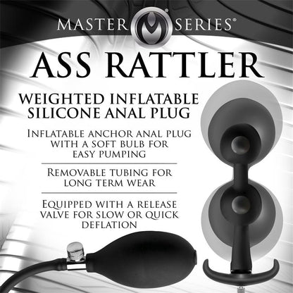 MASTER SERIES - ASS RATTLER BOLAS ANALES CON INFLADO Y PESO