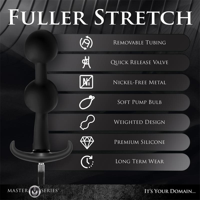 MASTER SERIES - ASS RATTLER BOLAS ANALES CON INFLADO Y PESO