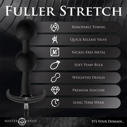 MASTER SERIES - ASS RATTLER BOLAS ANALES CON INFLADO Y PESO