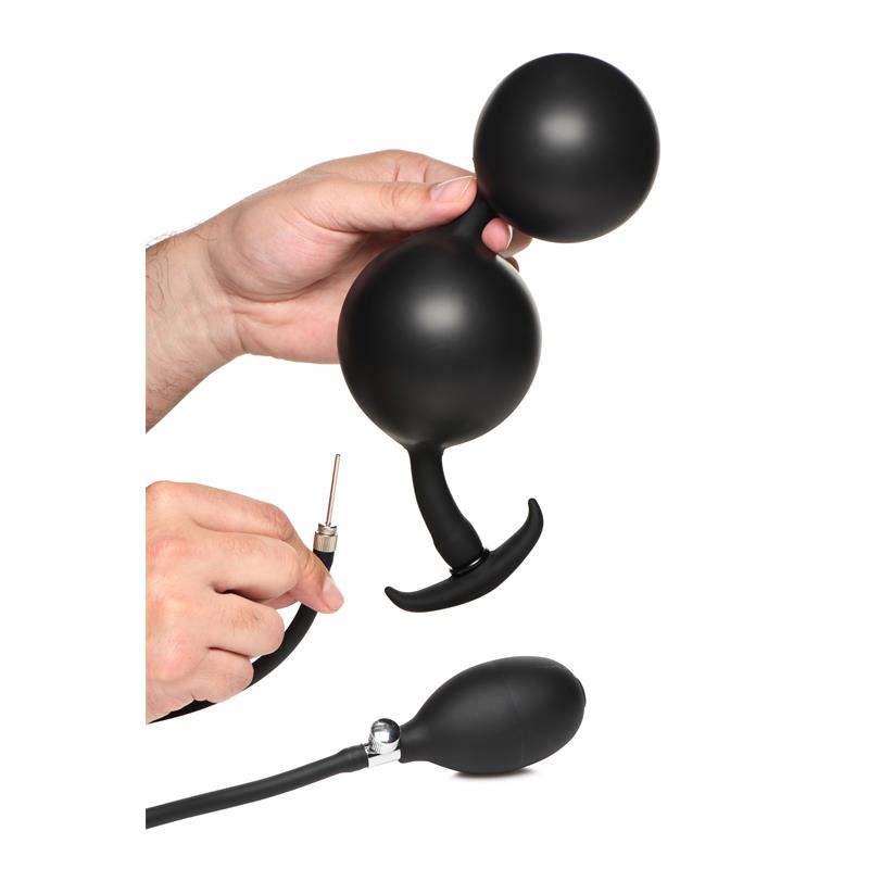 MASTER SERIES - ASS RATTLER BOLAS ANALES CON INFLADO Y PESO
