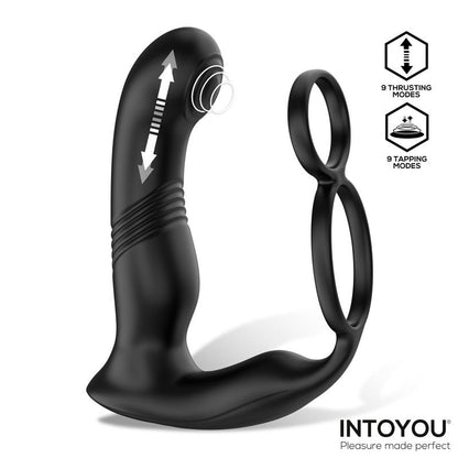 INTOYOU - ASTEX MASAJEADOR PROSTÁTICO CON THRUSTING Y TAPPING