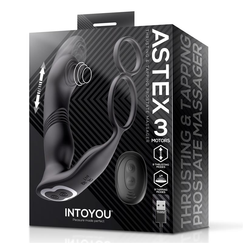 INTOYOU - ASTEX MASAJEADOR PROSTÁTICO CON THRUSTING Y TAPPING