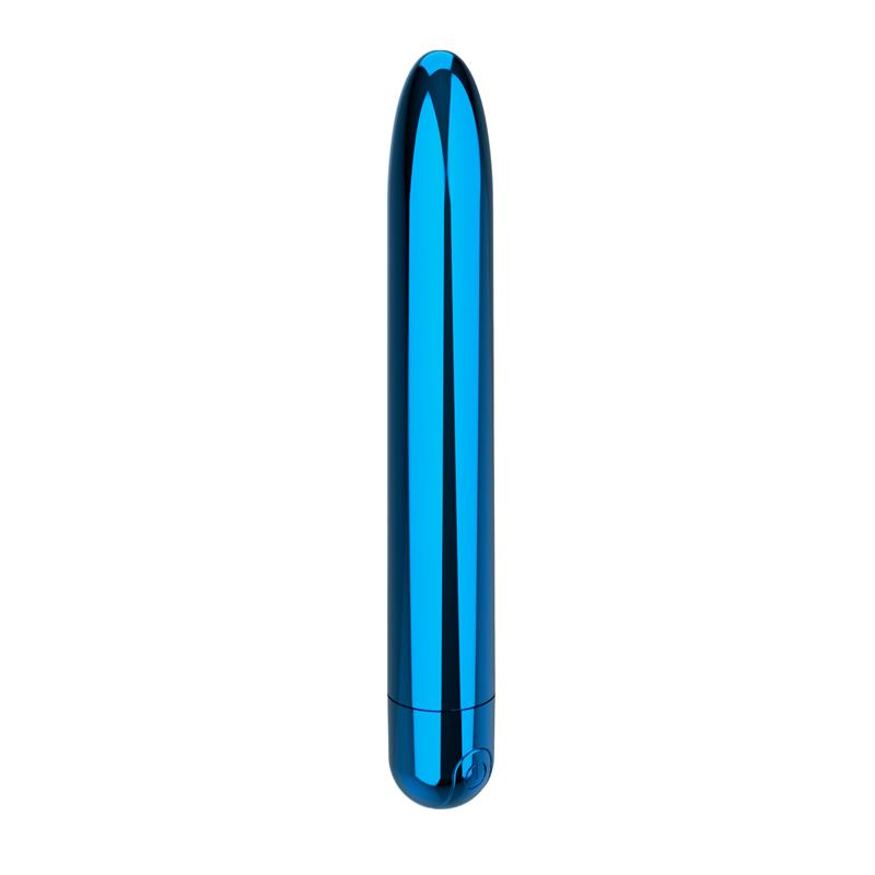 LATETOBED - ASTRO VIBRADOR 10 FUNCIONES 18.5 CM USB AZUL