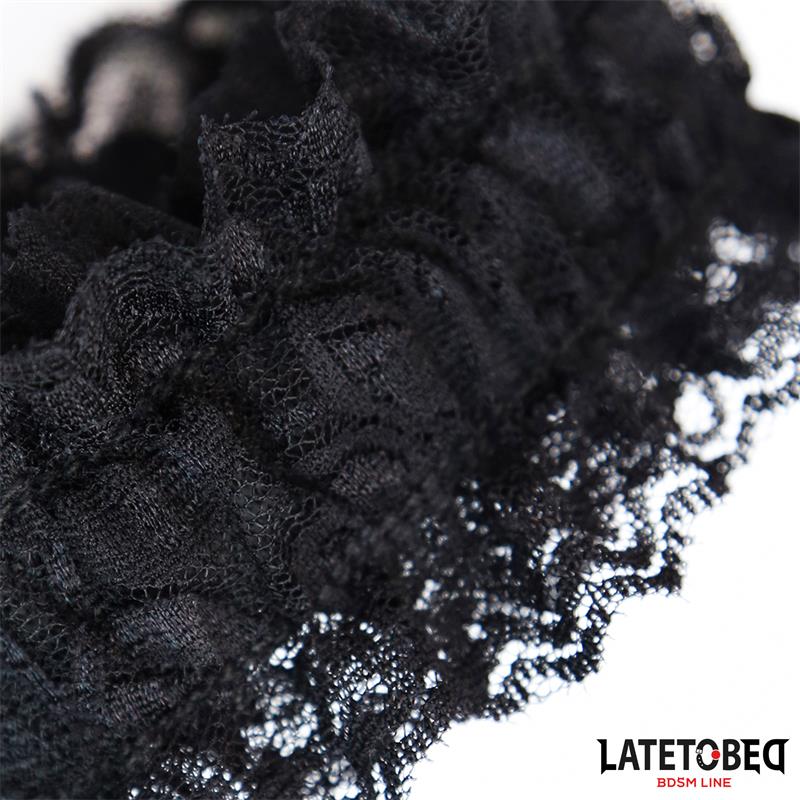 LATETOBED BDSM LINE - ATADURA DE ENCAJE NEGRO