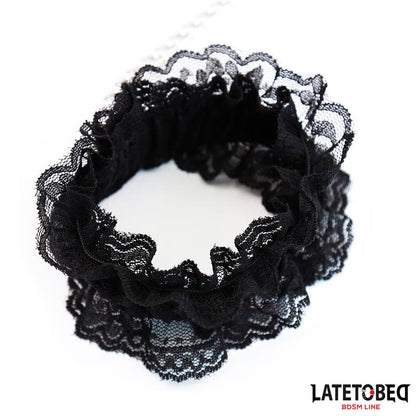 LATETOBED BDSM LINE - ATADURA DE ENCAJE NEGRO