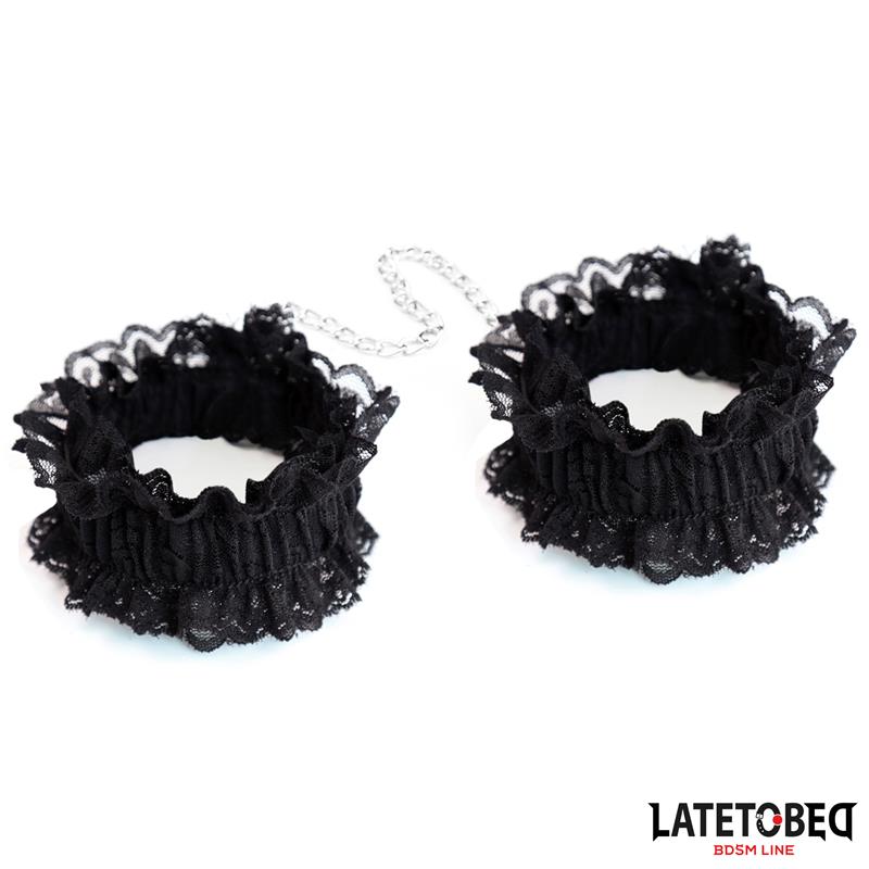 LATETOBED BDSM LINE - ATADURA DE ENCAJE NEGRO