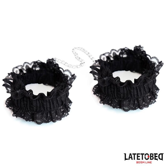 LATETOBED BDSM LINE - ATADURA DE ENCAJE NEGRO
