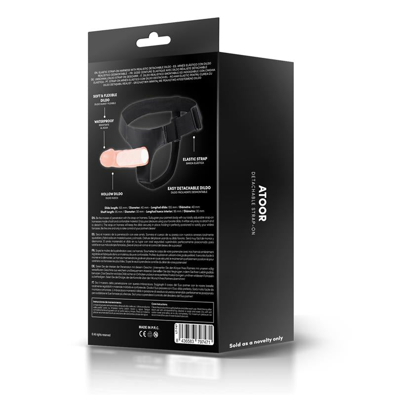 HARNESS COLLECTION LATETOBED - ATOOR ARNÉS CON DILDO HUECO DESMONTABLE