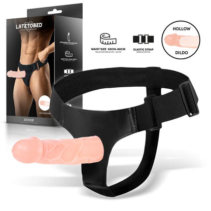 HARNESS COLLECTION LATETOBED - ATOOR ARNÉS CON DILDO HUECO DESMONTABLE
