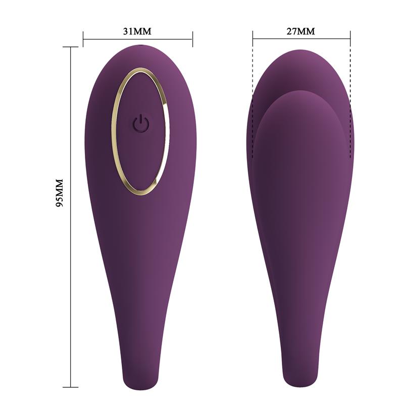 PRETTYLOVE - AUGUST VIBRADOR DE PAREJAS CON APP LILA