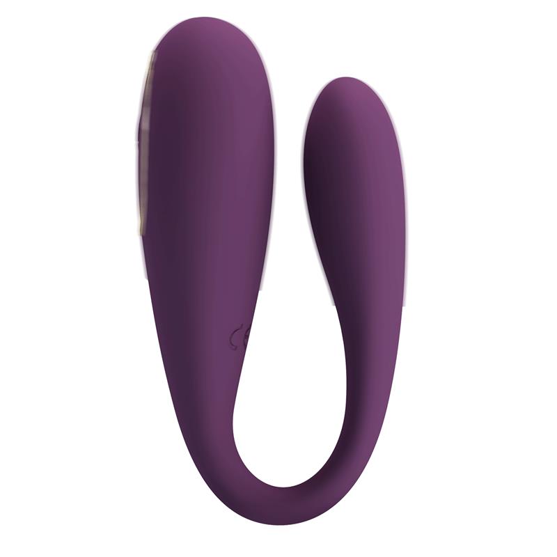 PRETTYLOVE - AUGUST VIBRADOR DE PAREJAS CON APP LILA