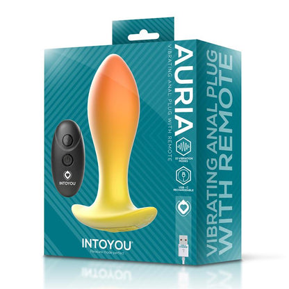 INTOYOU - AURIA PLUG ANAL CON VIBRACIÓN Y CONTROL REMOTO USB-C