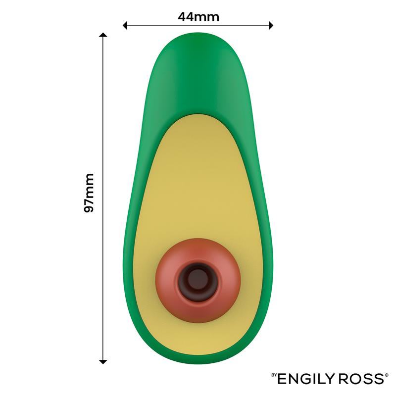 ENGILY ROSS - AVOCADO ESTIMULADOR DE CLÍTORIS CON SUCCIÓN
