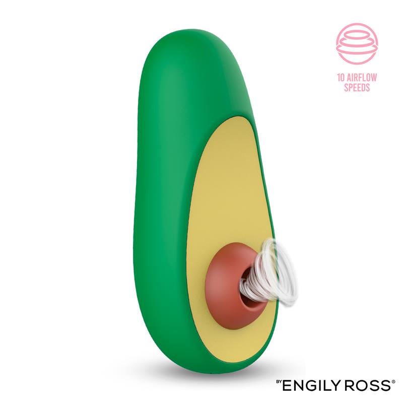 ENGILY ROSS - AVOCADO ESTIMULADOR DE CLÍTORIS CON SUCCIÓN