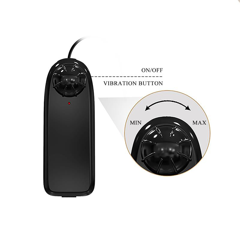 BAILE - BAHAMUT DILDO CON VIBRACIÓN Y CONTROL REMOTO 8.5
