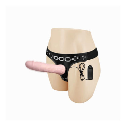 BAILE - ARNÉS CON DILDO VIBRADOR NATURAL 18.5 CM