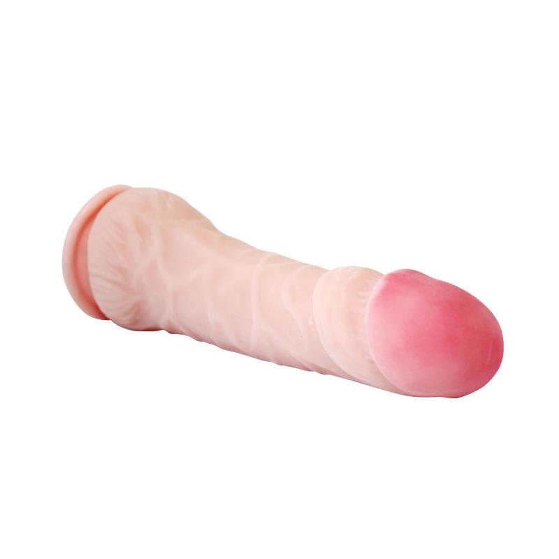 BAILE - DILDO CON VENTOSA COLOR NATURAL 23.5 CM