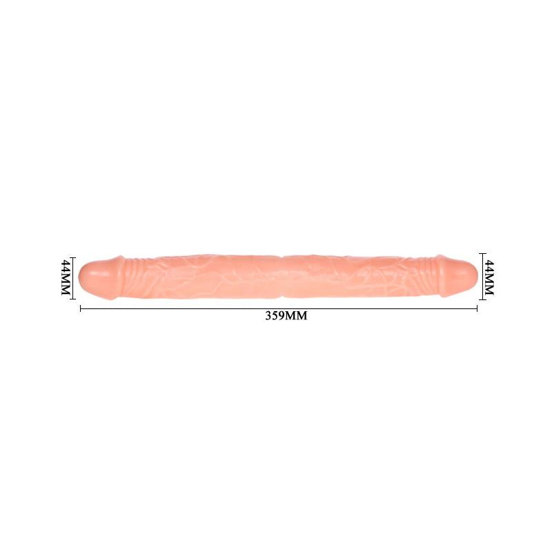 BAILE - DILDO DOBLE COLOR NATURAL