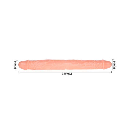 BAILE - DILDO DOBLE COLOR NATURAL