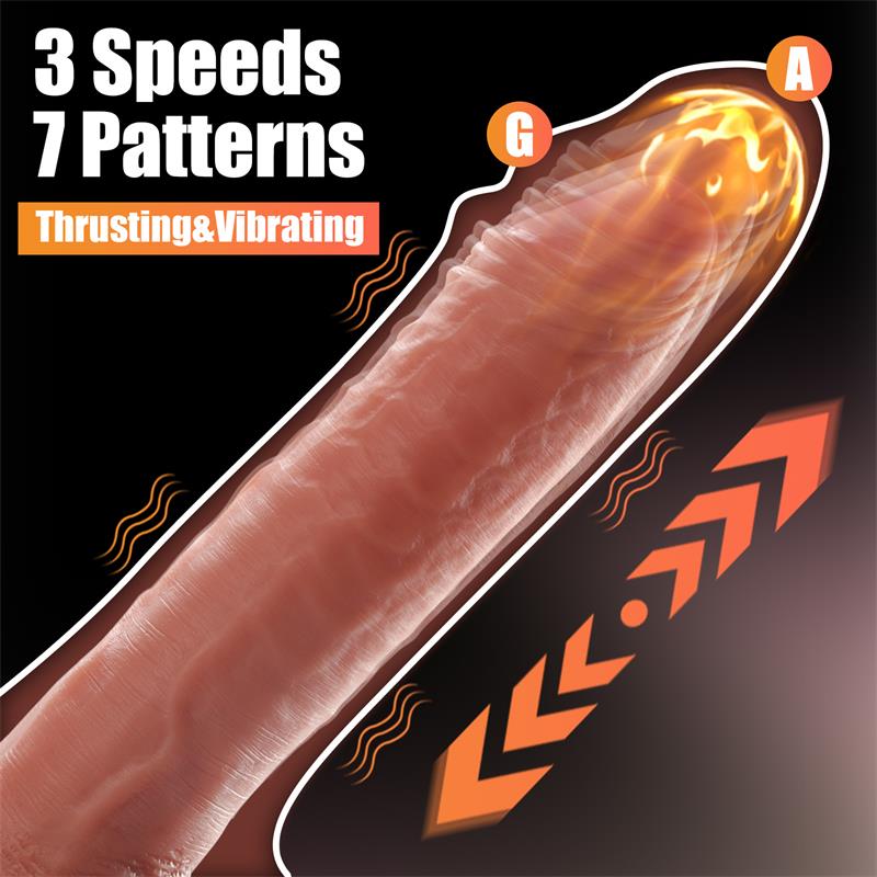 XISE - BAIRD DILDO CON THRUSTING Y VIBRACIÓN 8.07
