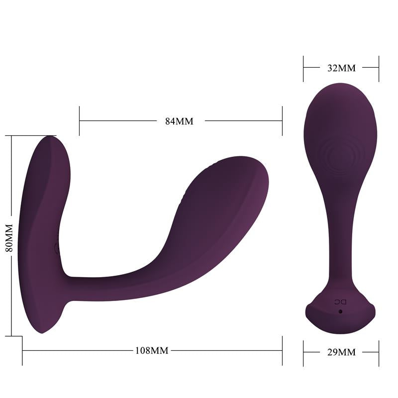 PRETTYLOVE - BAIRD VIBRADOR PARA EL PUNTO G CON APP